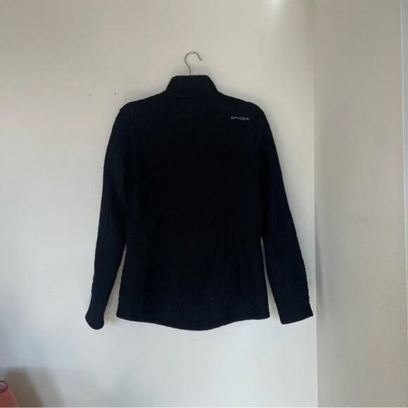 Spyder Major Cable Stryke Full Zip Jacket in Black - Picture 14 of 14